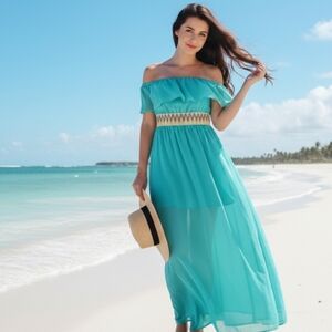 Strapless Floor length Dress